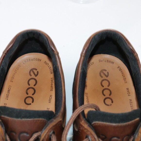 Ecco Men's Track25 Hiking Boot Size 43 9 Bison Brown Goretex Waterproof  Lace Up - Picture 13 of 15